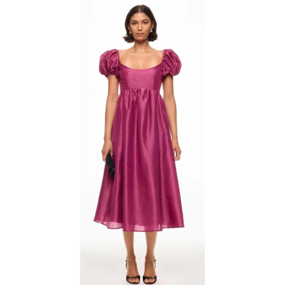 Hutch Pink Puff Sleeve Dress